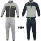 Tuta Homewear Uomo Givova Cotone Felpato Full Zip Varie Taglie Art. G680